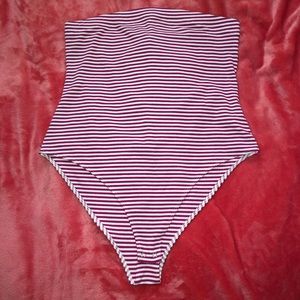 Forever21 Plus Size Strapless Bodysuit